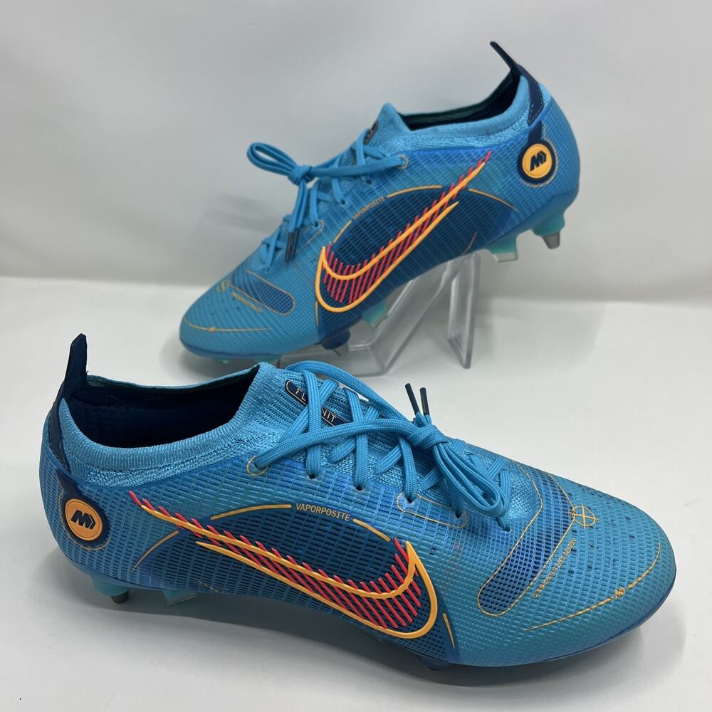 NIKE Mercurial Vapor 14 Blueprint Elite SG Pro DJ2835-485 US Mens Size 10.5 NEW!